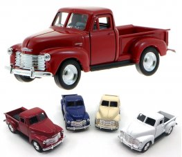 1953 Chevrolet 3100 Pick Up 1:36 Diecast Models (No White Colour) 1953 Chevrolet 3100 Pick Up 1:36 Diecast Models (No White Colour)