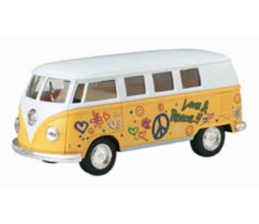 VW Classical Bus (1962) 1:32 (5\" Asstd Colour) KT5060DF