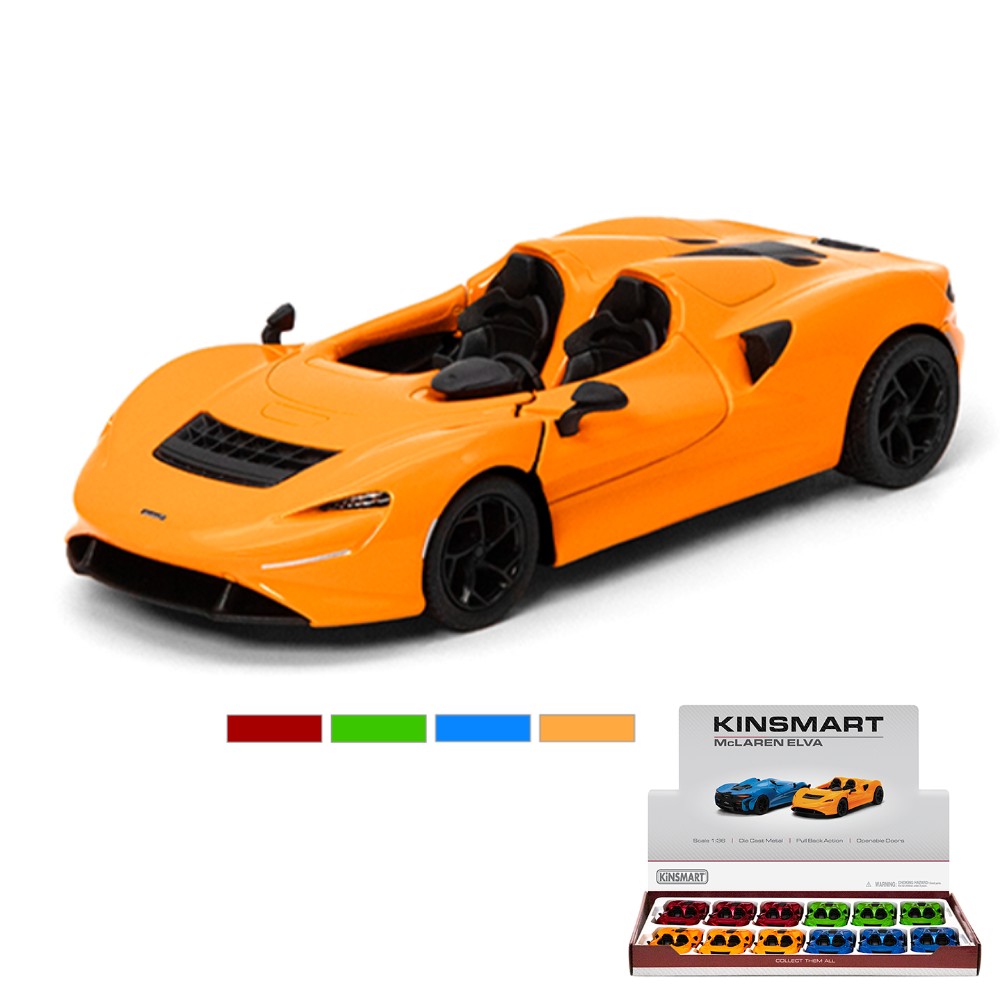 1:36 5\" McLaren Elva (4 Colours Assorted) KT5462D